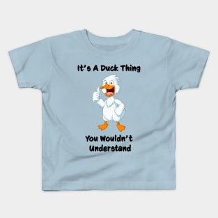 Duck Thing - Cool Duck Thumbs Up Unisex Kids T-Shirt